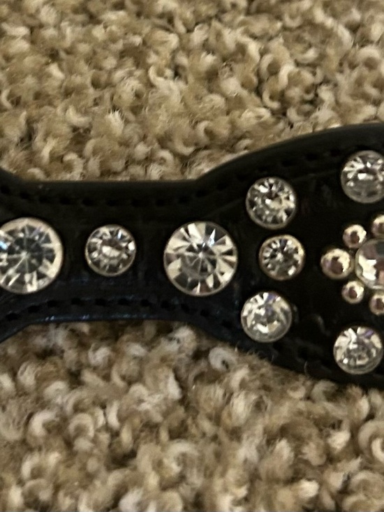 Tony Lama vintage Rhinestone Embellished leather belt main image 4
